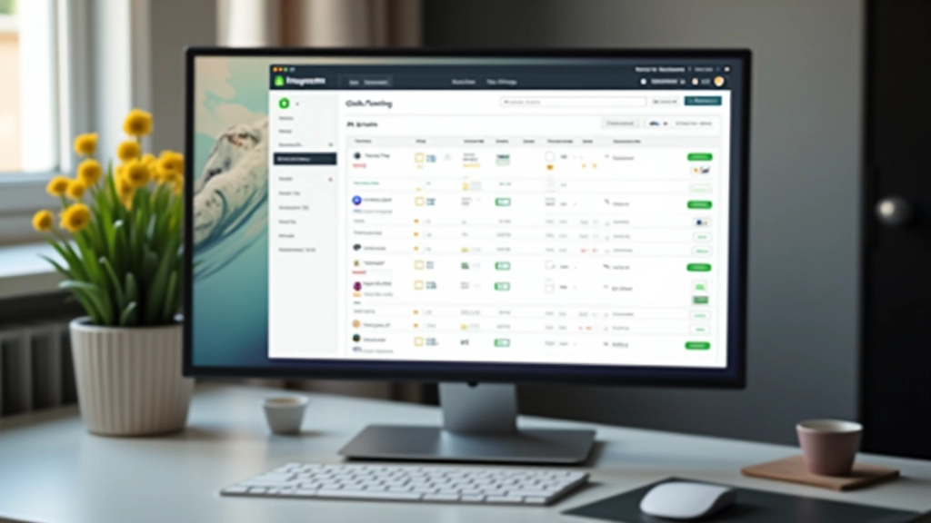 Boutique Shopify professionnelle avec interface de gestion et produits en vente